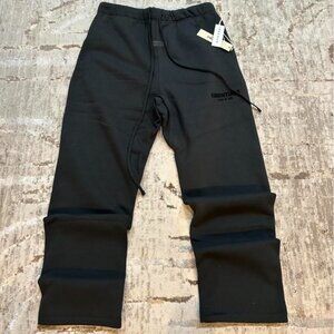 Essentials Large new black sweatpants uncuffed